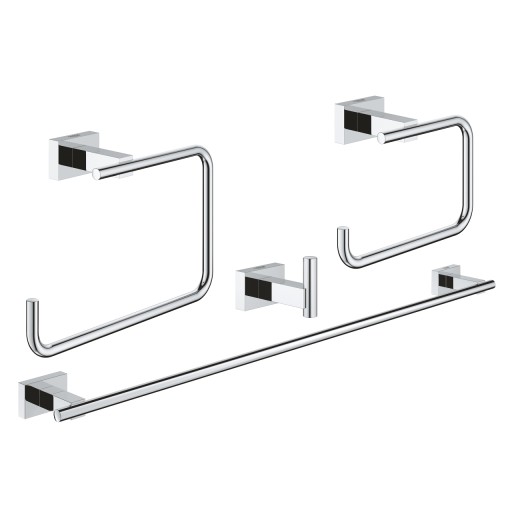 Set accesorii Grohe Essentials 4-in-1 crom