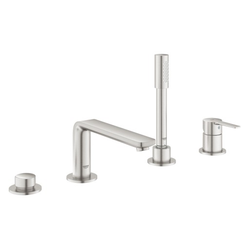 Baterie cada Grohe Lineare din 4 elemente  montare pe cada  necesita corp incastrat  supersteel