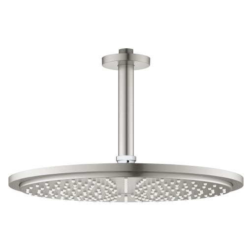 Palarie de dus Grohe RainShower Cosmopolitan 310 si brat de dus 142mm de tavan  supersteel