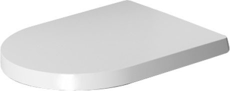 Capac WC Duravit Me By Starck cu inchidere lenta  alb Sattin mat