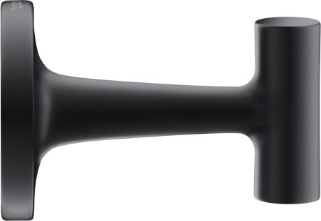 Cuier simplu Duravit Starck T  negru mat