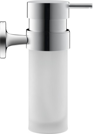 Dispenser sapun lichid Duravit Starck T  sticla mata  crom