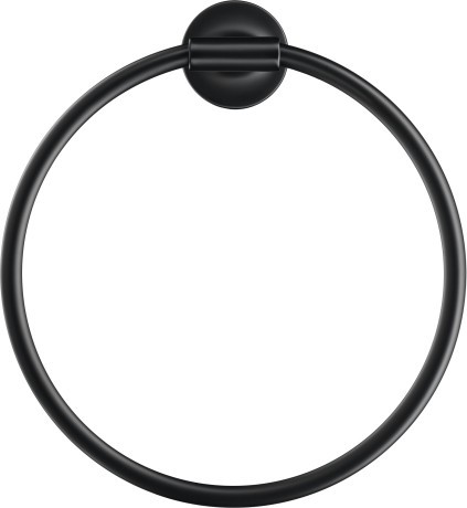 Inel port prosop Duravit Starck T  negru mat