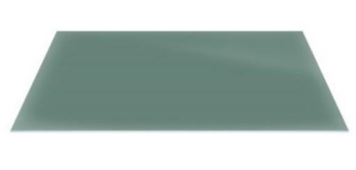 Raft sticla securizata Duravit DuraSquare 770x380  verde jad