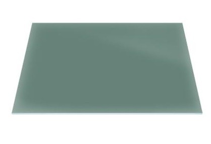 Raft sticla securizata Duravit DuraSquare 420x264  verde jad