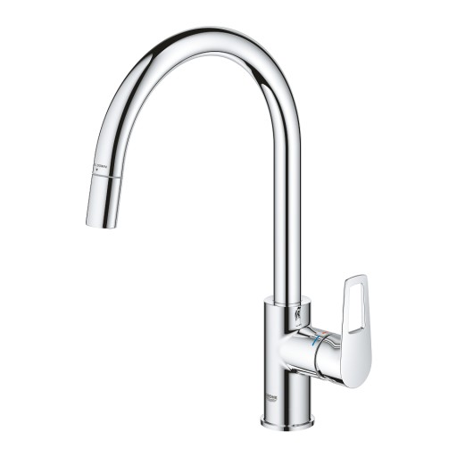 Baterie bucatarie Grohe StartLoop cu dus extractibil  crom