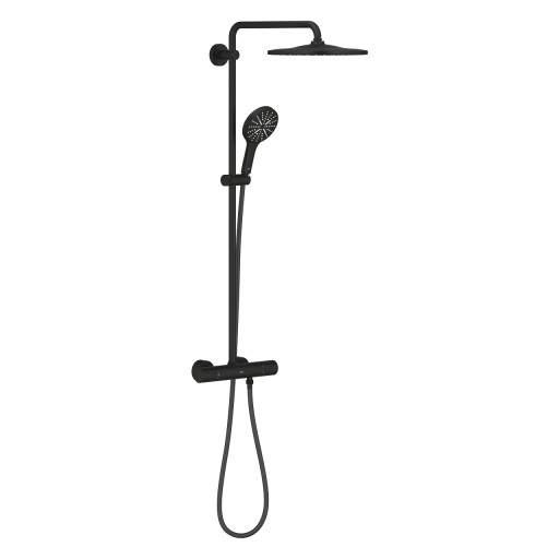 Coloana de dus Grohe Rainshower SmartActive 310 cu baterie termostatata  phantom black
