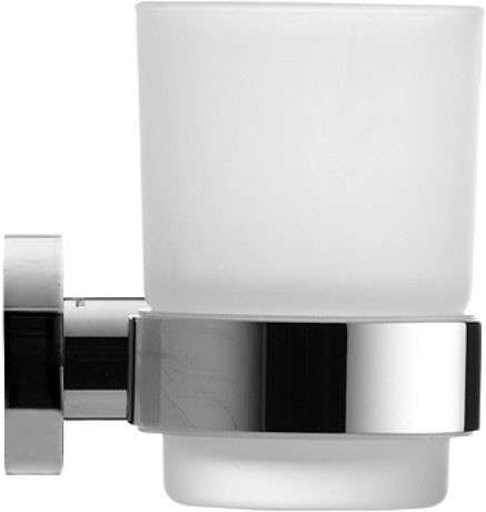 Pahar sticla cu suport Duravit D-Code  prindere pe dreapta