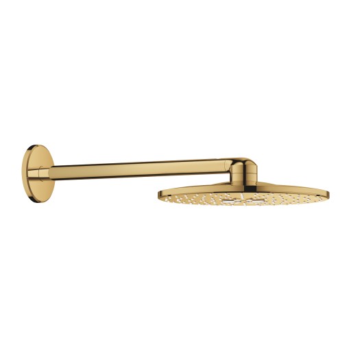 Palarie de dus Grohe RainShower SmartActive 310  2 tipuri de jet  cu brat de dus 43cm de perete  cool sunrise