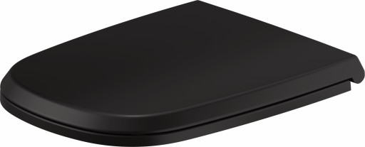 Capac WC Duravit Aurena cu inchidere lenta  detasabil  negru mat