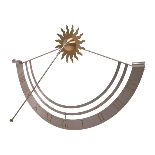 Decorațiune de grădină din oțel inoxidabil Sundial – Garden Pleasure