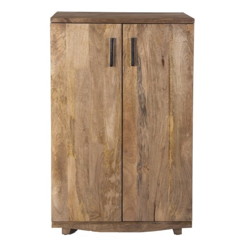 Dulap vinotecă în culoare naturală din lemn de mango număr de sticle 12, 74x122x46 cm Bombay – Interia Home & Living