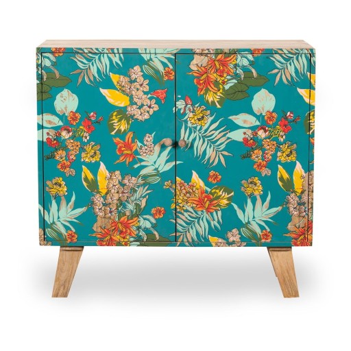 Dulap turcoaz-în culoare naturală 90x85x40 cm Reipur – Interia Home & Living