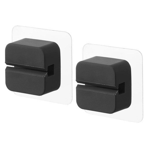 Set de agățătoare multifuncționale negru 2 buc. din silicon Film Hook – YAMAZAKI