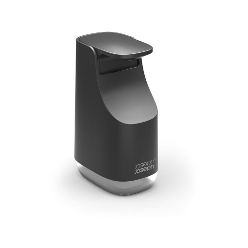 Dozator de săpun lichid negru din plastic 350 ml Slim – Joseph Joseph
