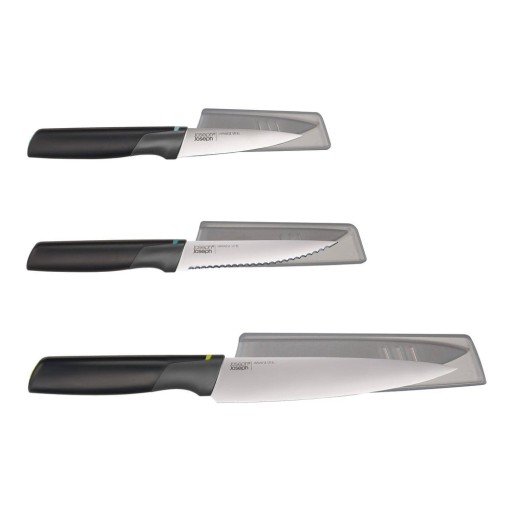 Set de cuțite cu protecție din oțel inoxidabil 3 buc. Elevate – Joseph Joseph