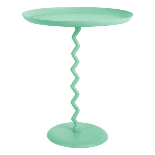 Măsuță auxiliară rotundă din metal ø 44 cm Zig Zag – Leitmotiv