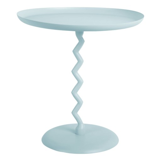 Măsuță auxiliară rotundă din metal ø 40 cm Zig Zag – Leitmotiv