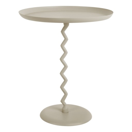 Măsuță auxiliară rotundă din metal ø 44 cm Zig Zag – Leitmotiv