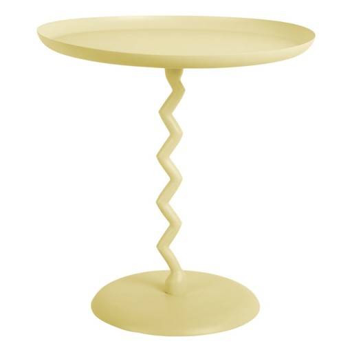 Măsuță auxiliară rotundă din metal ø 40 cm Zig Zag – Leitmotiv
