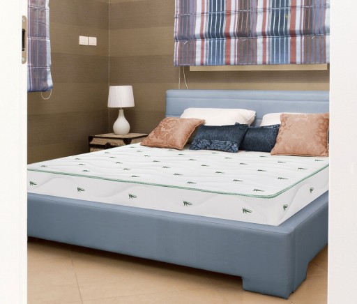 Saltea Eucalyptus Therapy Green Future, Memory, Husa cu uleiuri esentiale de Eucalypt, Super Ortopedica, 140x200x17 cm