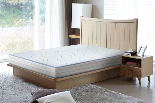 Saltea Argentum Therapy, Memory Arctic Gel, 130x200 cm, H 18 cm, Husa cu ioni de argint, Super Ortopedica, Anatomica