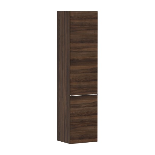Dulap inalt suspendat Hansgrohe Xelu Q cu usa orientare dreapta  40x35x165cm  nuc inchis  maner crom