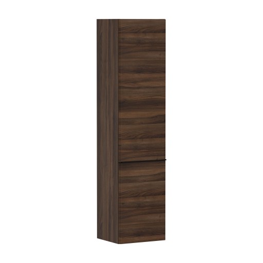 Dulap inalt suspendat Hansgrohe Xelu Q cu usa orientare dreapta  40x35x165cm  nuc inchis  maner negru mat