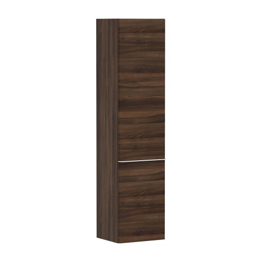 Dulap inalt suspendat Hansgrohe Xelu Q cu usa orientare dreapta  40x35x165cm  nuc inchis  maner alb mat