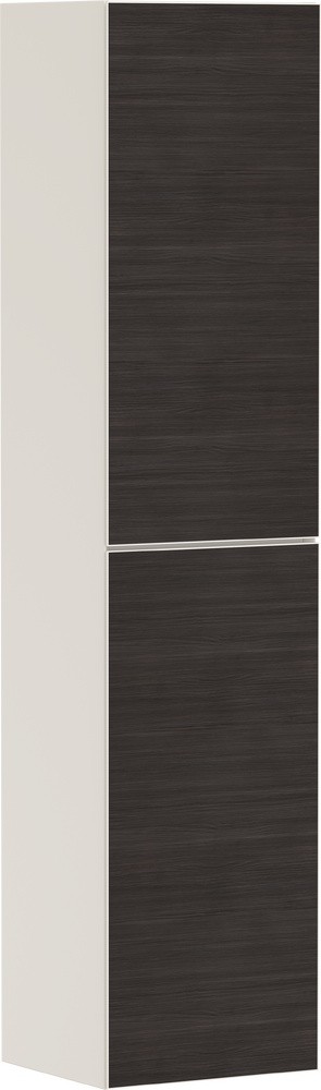 Dulap inalt suspendat Hansgrohe Xevolos E cu usi orientare stanga  40x36x176cm  corp bej mat  front stejar inchis