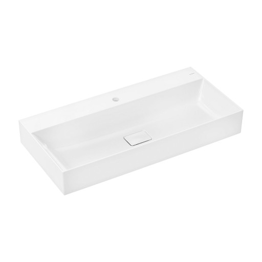 Lavoar Hansgrohe Xevolos E 100x48cm  fara preaplin  montare pe mobilier  SmartClean  alb