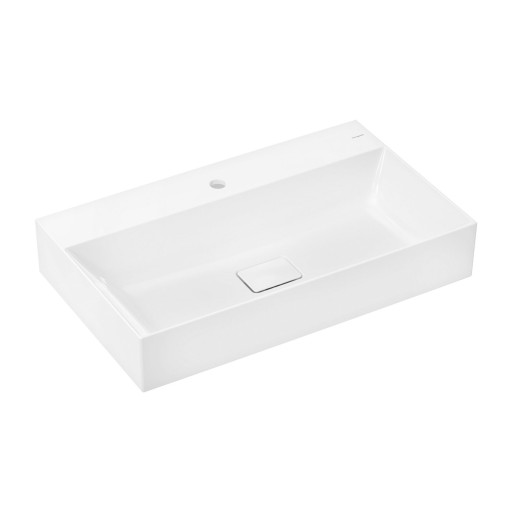 Lavoar Hansgrohe Xevolos E 80x48cm  fara preaplin  montare pe mobilier  SmartClean  alb