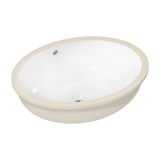Lavoar oval Hansgrohe Xuniva D cu montare sub blat  45x35cm  alb