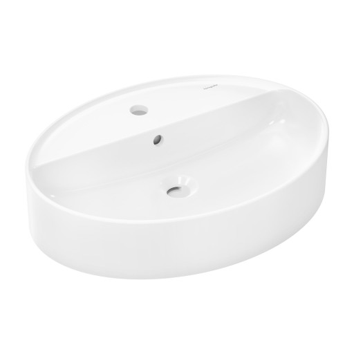 Lavoar oval tip bol Hansgrohe Xuniva D 60x45cm  alb