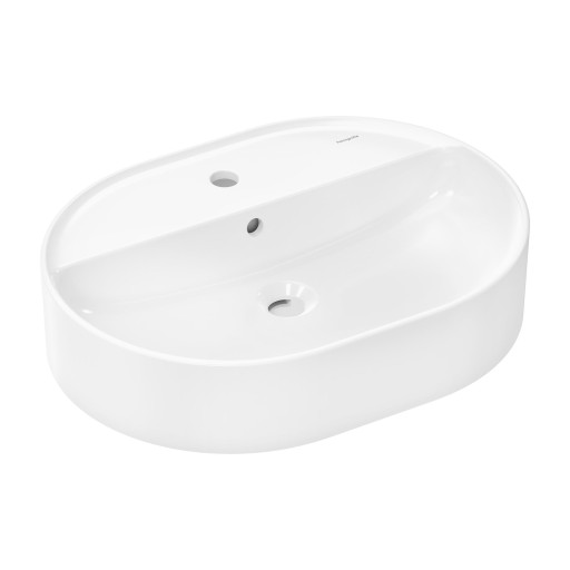 Lavoar oval tip bol Hansgrohe Xuniva U 60x45cm  alb