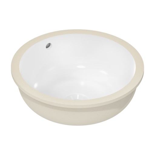 Lavoar rotund Hansgrohe Xuniva S cu montare sub blat  d 35cm  alb