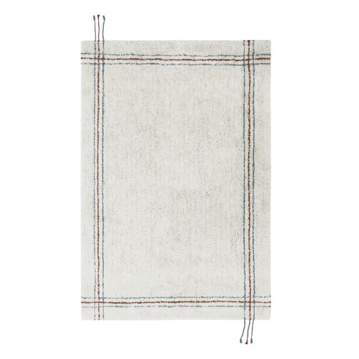 Covor crem lavabil/țesut manual din bumbac 90x130 cm Cuisine Natural – Lorena Canals