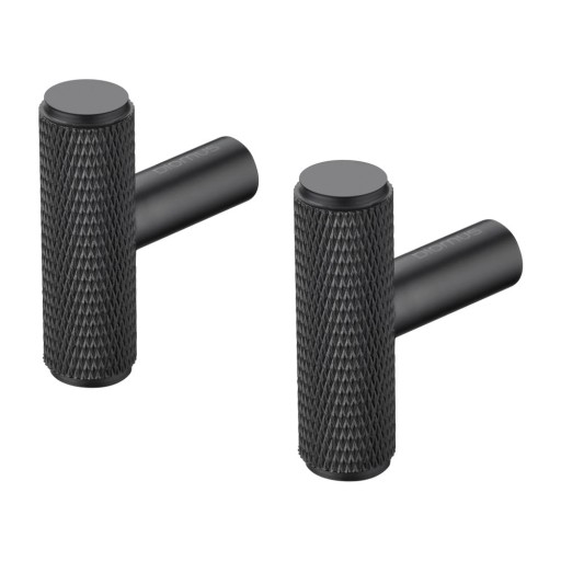 Cârlige negre 2 buc. de montat pe perete din metal Rof – Blomus