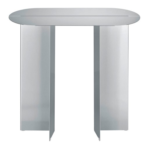 Masă consolă argintiu-mat din oțel inoxidabil 35x80 cm Oru – Blomus