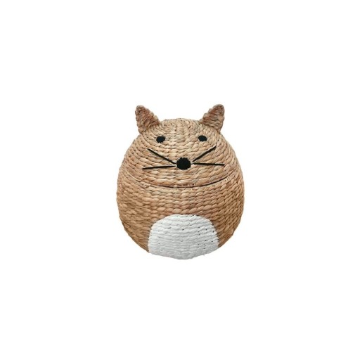 Coș de jucării pentru copii în culoare naturală din zambilă de apă ø 40x43 cm Cat – Compactor