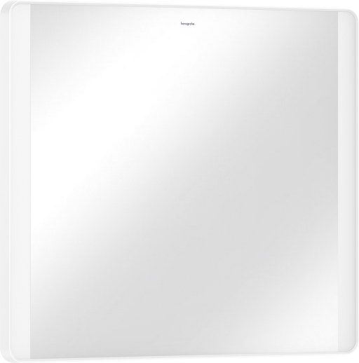 Oglinda Hansgrohe Xarita Lite Q 80x70cm  iluminare LED pe laterale  senzor  alb mat