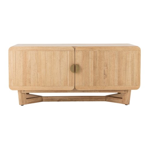 Comodă în culoare naturală din lemn de arbore de cauciuc 120x55x45 cm Serrone – Bloomingville