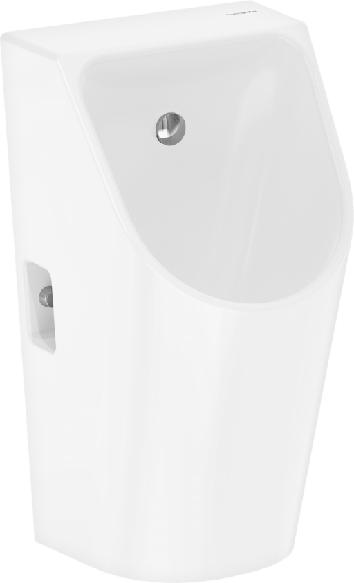 Urinal Hansgrohe EluPura Original S  alimentare inferioara  HygieneEffect  alb