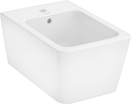 Bideu suspendat Hansgrohe EluPura Q 54cm  SmartClean  alb