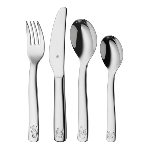 Set tacâmuri 4 piese din oțel inoxidabil pentru copii WMF Cromargan® Farm