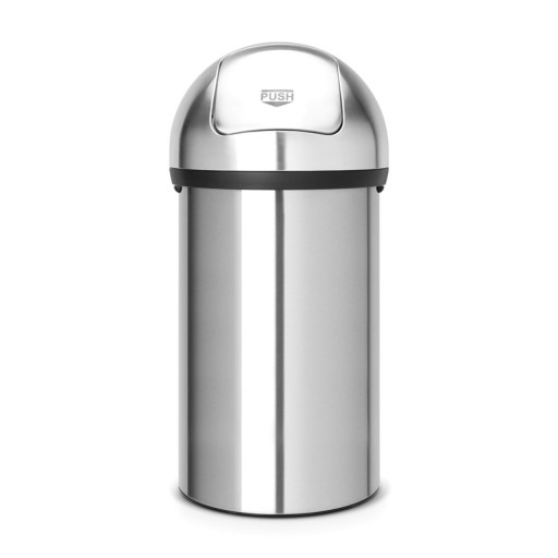 Cos de gunoi, Brabantia, Matt Steel, 60 L, 40x40x81 cm, otel, argintiu