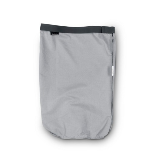 Rezerva sac pentru cos de rufe, Brabantia, Grey, 30-35 L, 80x46.7x3.8 cm, textile, gri