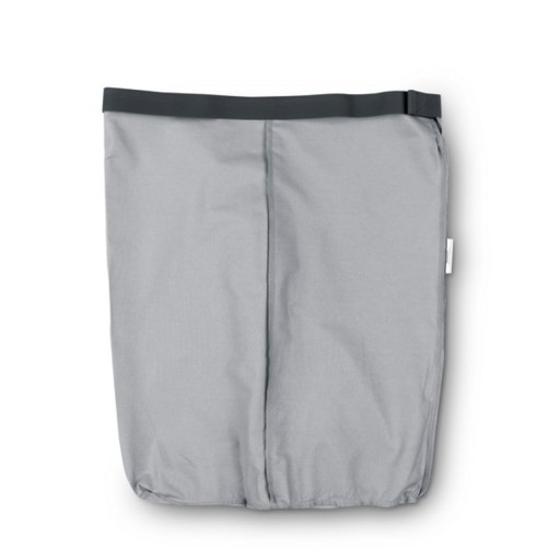 Rezerva sac pentru cos de rufe, Brabantia, Grey, 55 L, 80x56x3.8 cm, textile, gri