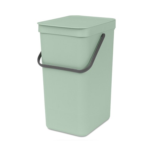 Cos de gunoi, Brabantia, Sort&amp;Go, 16 L, 27.9x22x40.1 cm, polipropilena, verde jad