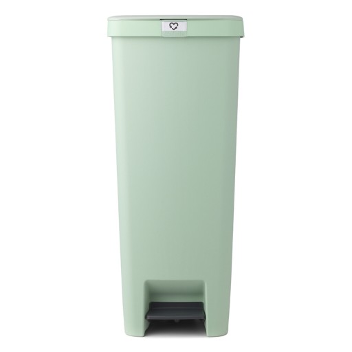Cos de gunoi cu pedala, Brabantia, StepUp, 40 L, 35.2x28x66.6 cm, polipropilena, verde jad
